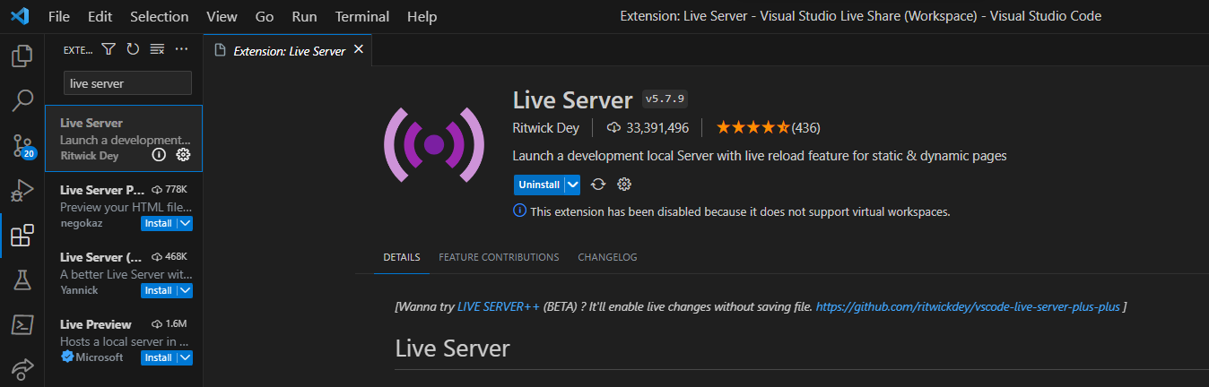 live-server